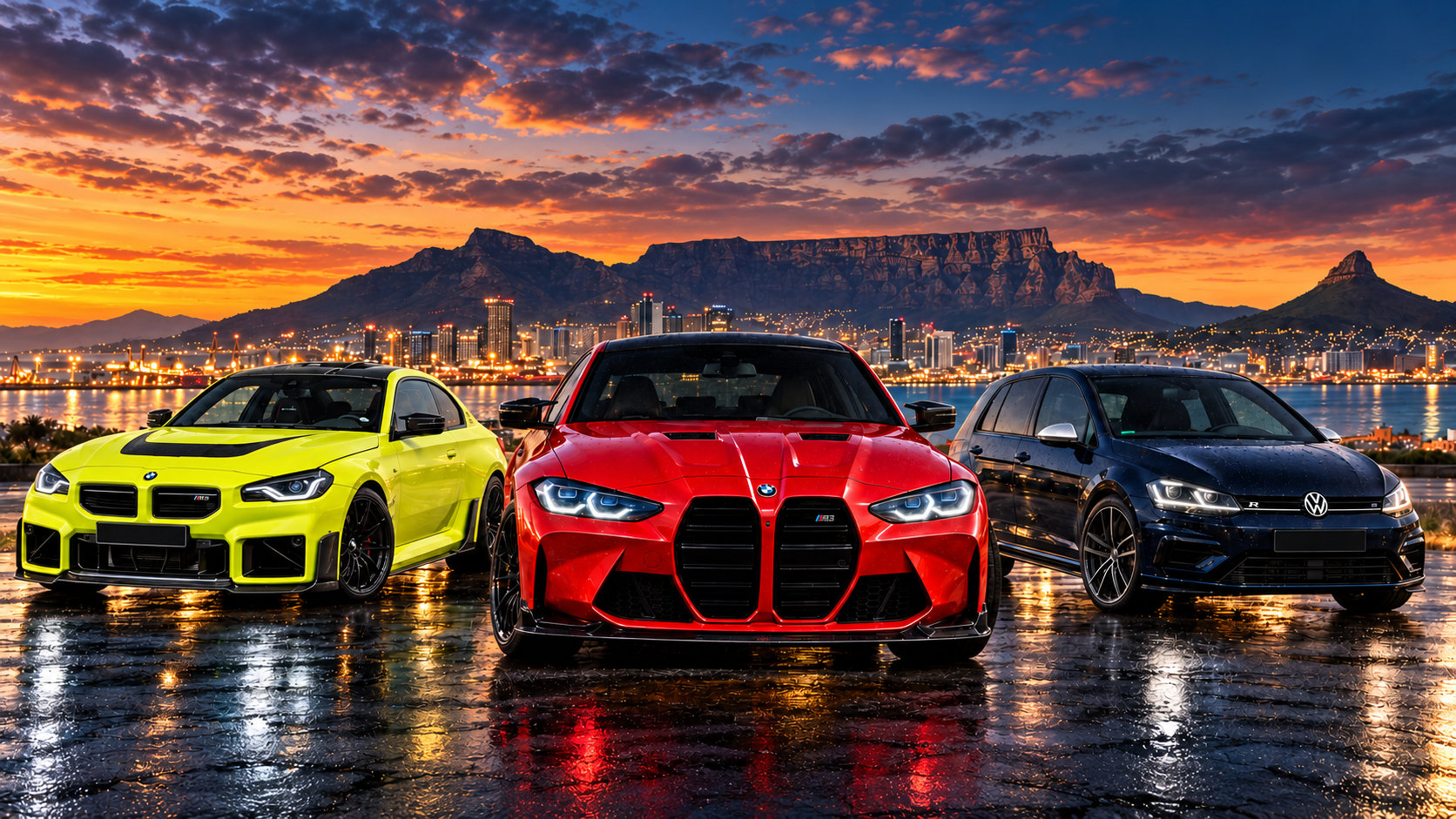 eTuners fleet — night shoot Cape Town